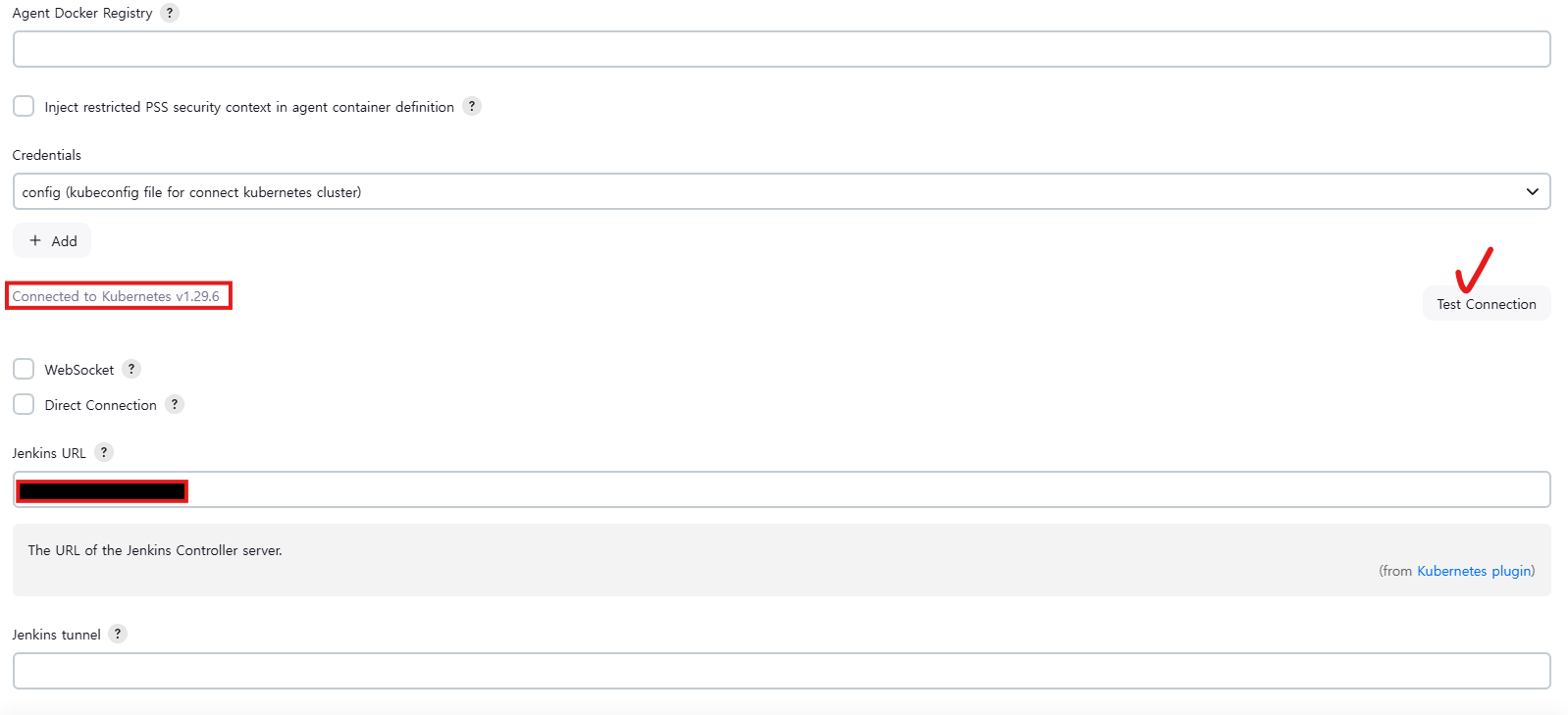 Jenkins Test Connection