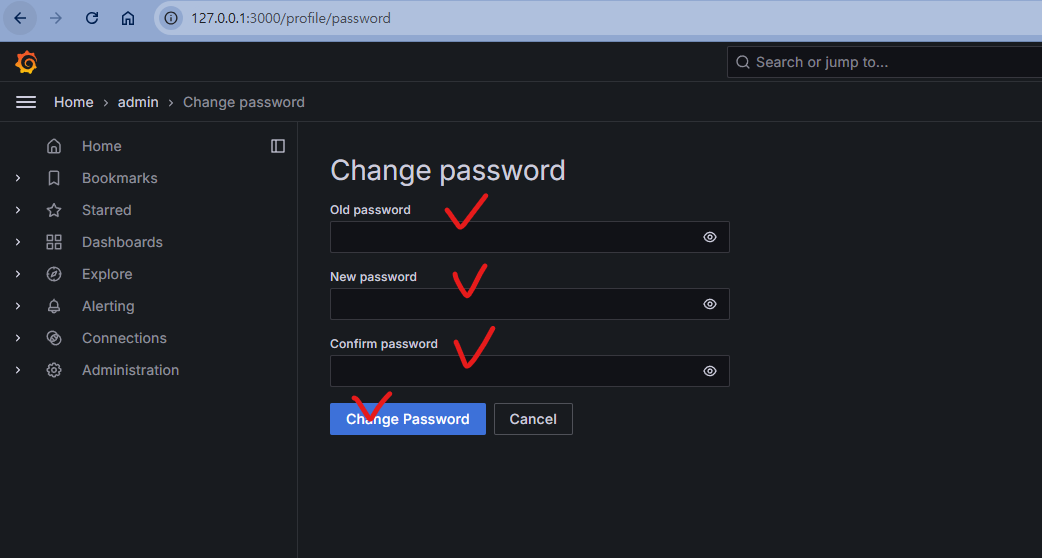 Grafana Change Password2